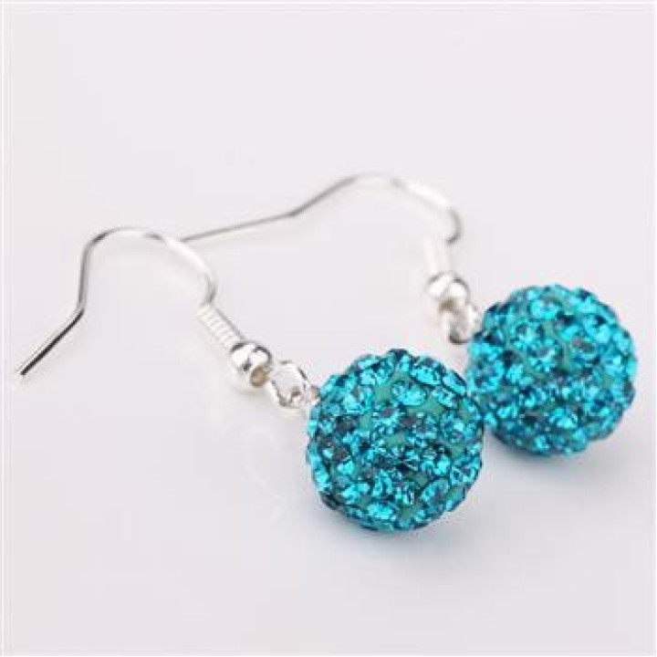 Серьги Шамбала с кристаллами Сваровски e50099
