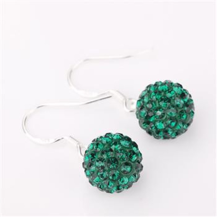 Серьги Шамбала с кристаллами Сваровски e50299