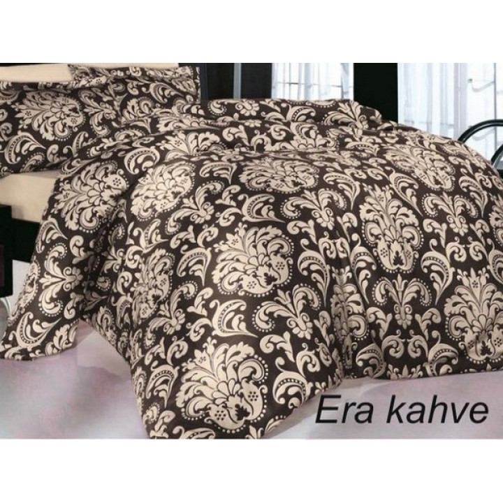 Комплект постельного белья Altinbasak Era kahve Евро