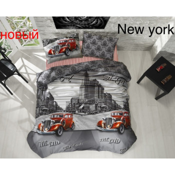 Комплект постельного белья Altinbasak Ranforce New York Евро