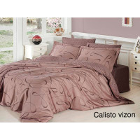 Комплект постельного белья First Choice Satin Calisto Vizon Евро (m012379)