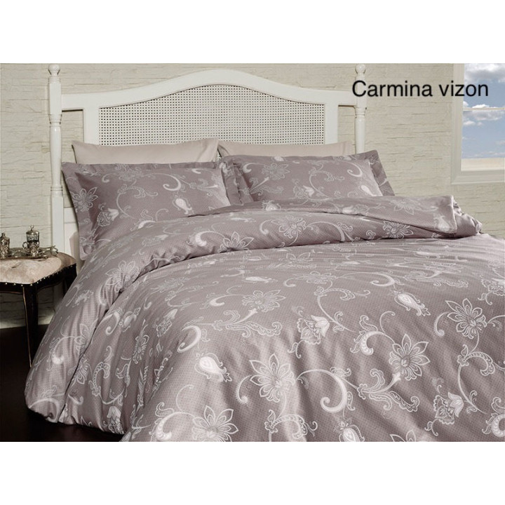 Комплект постельного белья First Choice Satin Carmina Vizon Евро