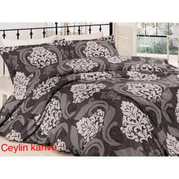 Комплект постельного белья First Choice Satin Ceylin Kahve Евро (m012384)