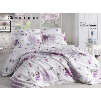 Комплект постельного белья First Choice Satin Clarinda Bahar Евро (m012361)