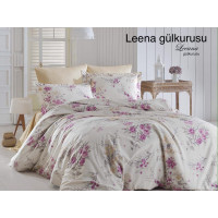 Комплект постельного белья First Choice Satin Leeana Gul Kurusu Евро (m012377)