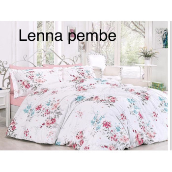 Комплект постельного белья First Choice Satin Lenna Pembe Евро