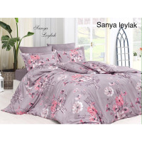 Комплект постельного белья First Choice Satin Sanya Leylak Евро (m012363)
