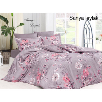 Комплект постельного белья First Choice Satin Sanya Leylak Евро (m012363)