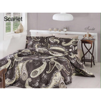 Комплект постельного белья First Choice Satin Scarlet Евро (m012382)