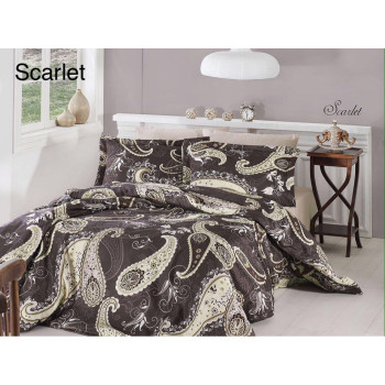 Комплект постельного белья First Choice Satin Scarlet Евро (m012382)