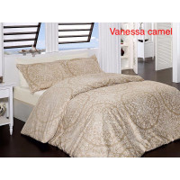Комплект постельного белья First Choice Satin Vanessa Camel Евро (m012397)