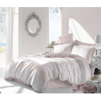 Комплект сатинового постельного белья Risha Pembe Двуспальный (m012070)