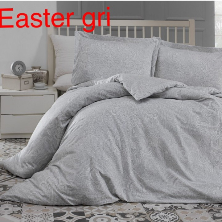 Семейный комплект постельного белья Altinbasak Easter gri