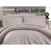 Семейный комплект постельного белья Altinbasak Easter kahve