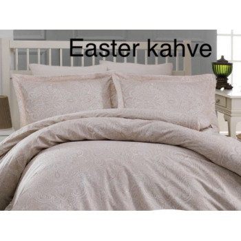 Семейный комплект постельного белья Altinbasak Easter kahve