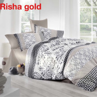 Семейный комплект постельного белья Altinbasak Risha gold (m012085)