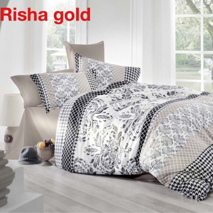 Семейный комплект постельного белья Altinbasak Risha gold (m012085)