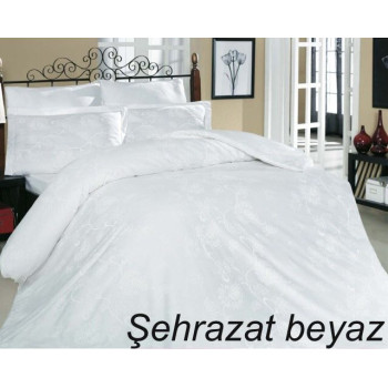 Семейный комплект постельного белья Altinbasak Sehrazat beyaz (m010282)