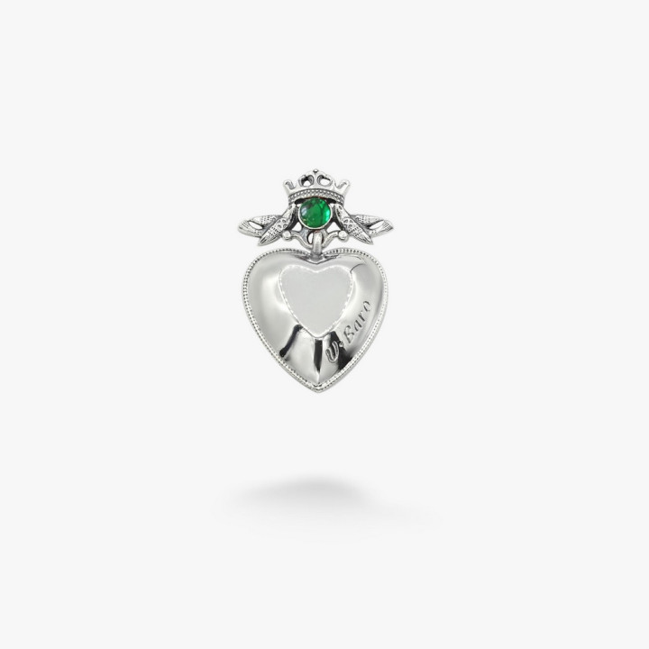 Серебряный Дукач Ягнус emerald