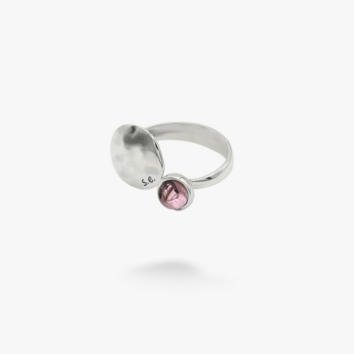 Серебряное кольцо Электрум light amethyst