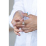 Серебряное кольцо Электрум light amethyst  - фото 8