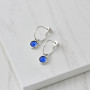 Серебряные Серьги Цефеида sapphire  - фото 4