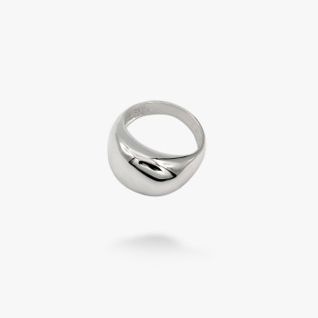 Срібна каблучка Крапля rhodium