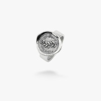 Серебряное кольцо Робиния