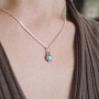 Серебряный Кулон Цефеида indicolite  - фото 5