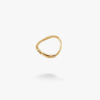 Серебряное кольцо Материя gold