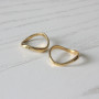 Серебряное кольцо Материя gold  - фото 3