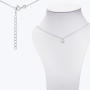 Серебряное Колье Любовь Rhodium  - фото 2