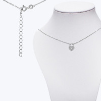 Серебряное Колье Тайна Rhodium