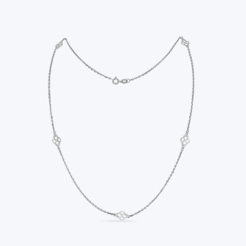 Срібне Кольє Заперечення Rhodium