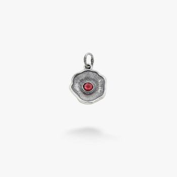 Серебряный Кулон Мальва Rose