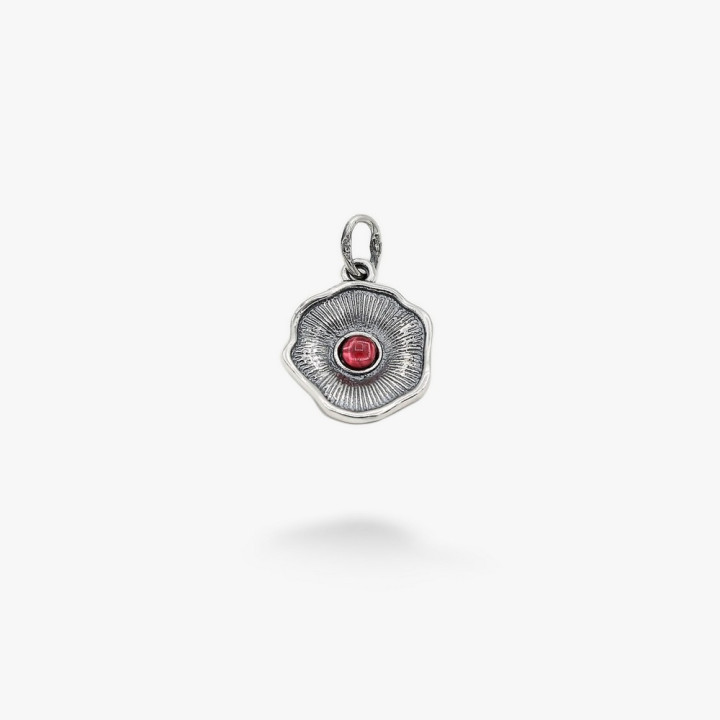 Серебряный Кулон Мальва Rose