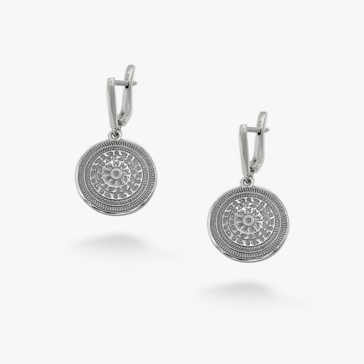 Серебряные Серьги Пейстра boho