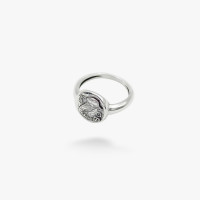 Серебряное кольцо Сова Афины mini