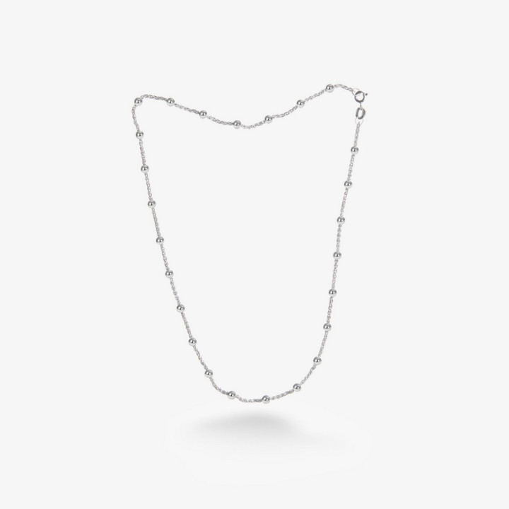 Серебряное Колье с Шариками (КиШ1-40)