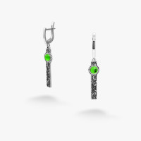 Срібні Сережки Гаївка Erinite