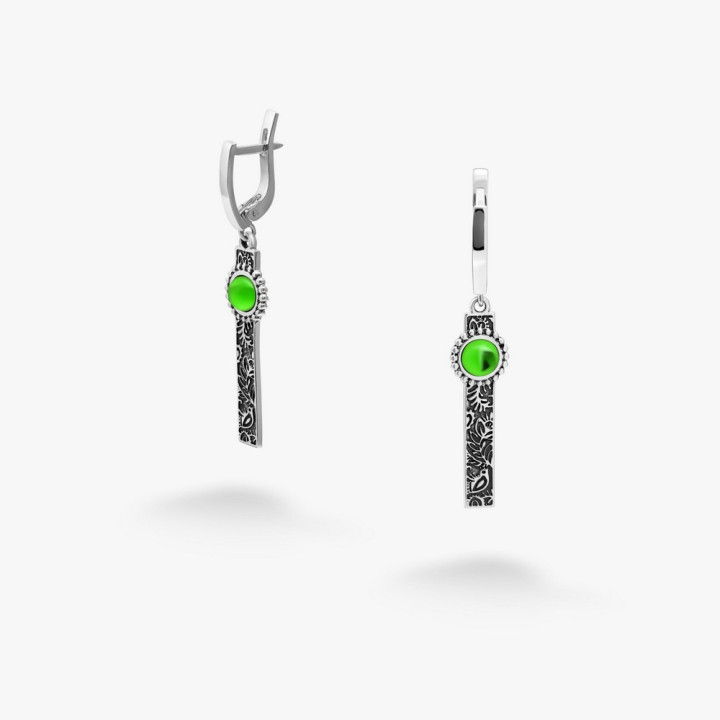 Серебряные Серьги Гаивка Erinite