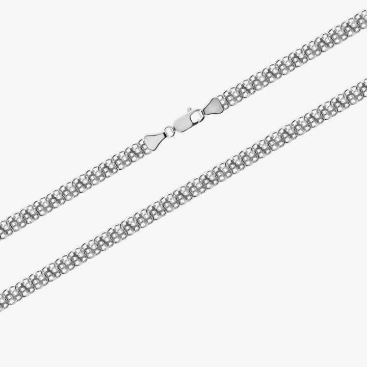 Серебряная Цепь Бисмарк 50 см