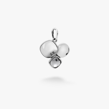 Серебряный Подвес Отражение Gray Crystal