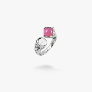 Срібна каблучка Ліриди Rose Opal