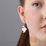 Серебряные Серьги Благовещение Black Diamond  - фото 6