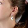Серебряные Серьги Благовещение Black Diamond  - фото 7
