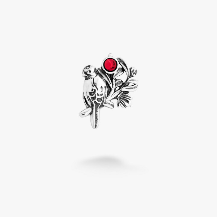 Серебряная Брошь Соловейко Rose