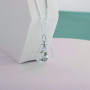 Серебряный Кулон Соловейко Light Sapphire  - фото 4