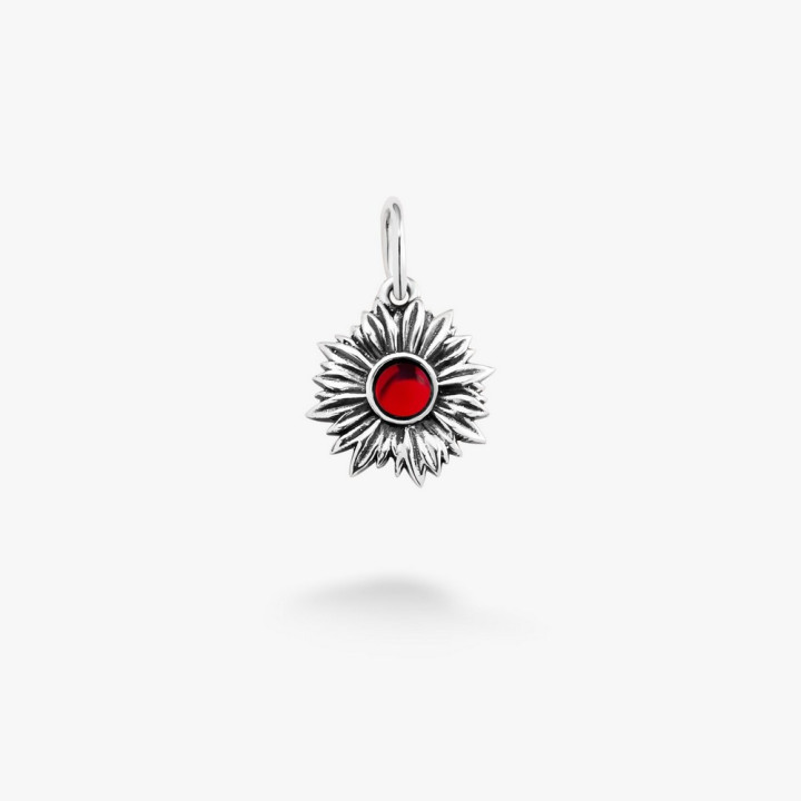 Серебряный Кулон Подсолнух Light Siam