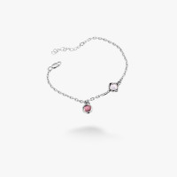 Серебряный Браслет Лириды Light Amethyst